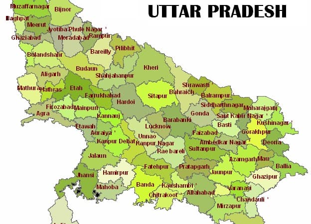 Uttar Pradesh Map